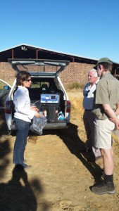 Onsite demo using the DG AgriNIR